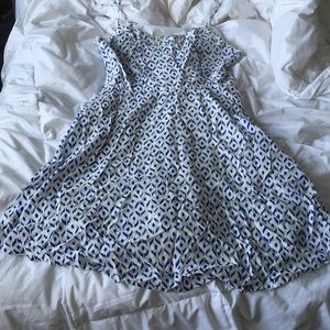 Old Navy Blue and White Sundress